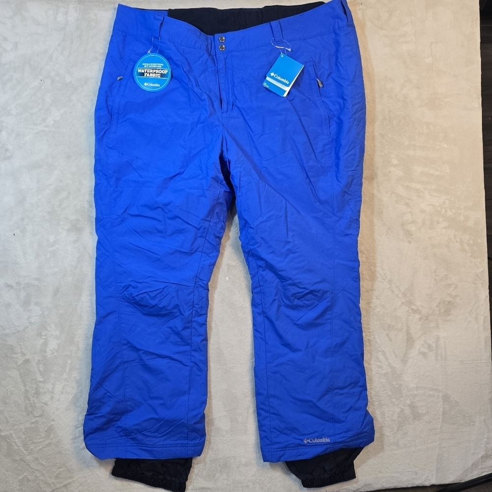 COLUMBIA WOMENS MODERN MOUNTAIN 2.0 WINTER SNOW PANTS INSULATED WATERPROOF Sz 3x
